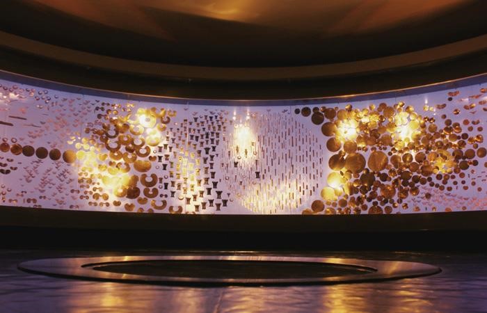 Imagen de una de las salas del museo de oro de Bogotá