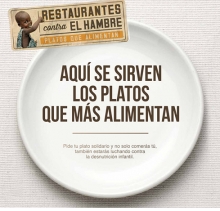 La campa&ntilde;a con el objetivo de luchar contra la desnutrici&oacute;n infantil, "Restaurantes contra el Hambre"