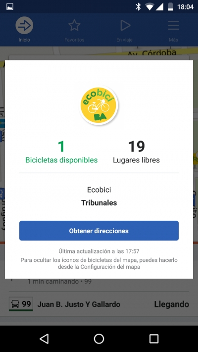 Moovit integra la opci&oacute;n de buscar y alquilar bicicletas en la nueva versi&oacute;n 4.8