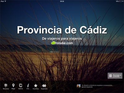Disfruta ya de la gu&iacute;a de la provincia de C&aacute;diz para iPhone, iPad y Android