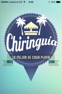Chiringu&iacute;a, la gu&iacute;a de chiringuitos de playa en el tel&eacute;fono m&oacute;vil