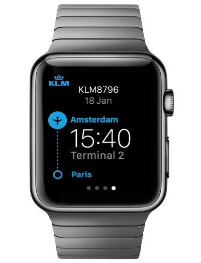 Air France y KLM lanzan una aplicaci&oacute;n para relojes  inteligentes