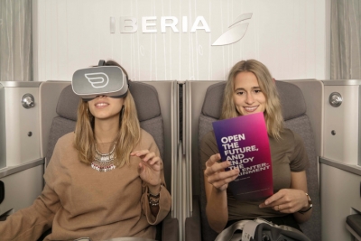 Realidad virtual la nueva atracci&oacute;n de Iberia para sus vuelos