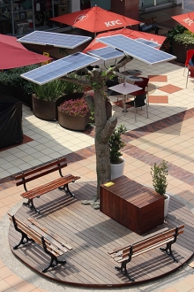 Energ&iacute;a Solar fotovoltaica: Plaza de las Am&eacute;ricas con menos emisi&oacute;n de CO2 al a&ntilde;o