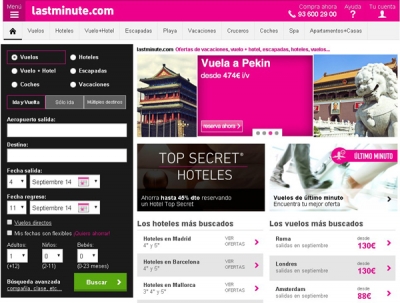Sabre quiere vender Lastminute.com