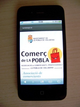La Pobla de Vallbona integra el turismo y el comercio a trav&eacute;s del m&oacute;vil