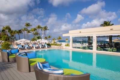 Visitantes felices en alojamientos de alta calidad, Aruba