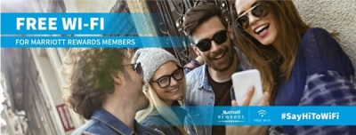 wi-fi sin costo para los 47 millones de miembros de Marriott Rewards en todo el mundo