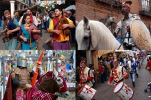 Don Quijote y los caballeros se batieron en la ciudad de Cervantes