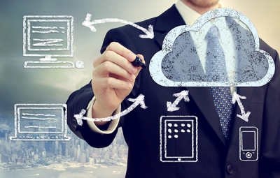 loud computing, technology connectivity concept