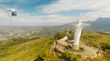 Monumento a Cristo Rey, Fotograf&iacute;a A&eacute;rea Panor&aacute;mica 360